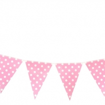 Polka Dot Garland Pink